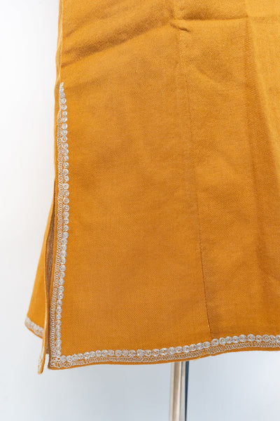 Golden Aura Kurti Style Long Dress with Tilla Embroidery