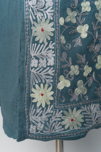 Moonlit Elegance Kurti Style Long Dress with Aari & Zari Embroidery