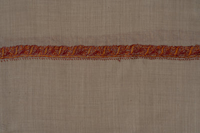 Desert Whisper — 2.5 Yards Sozni Hand-Embroidered Shawl