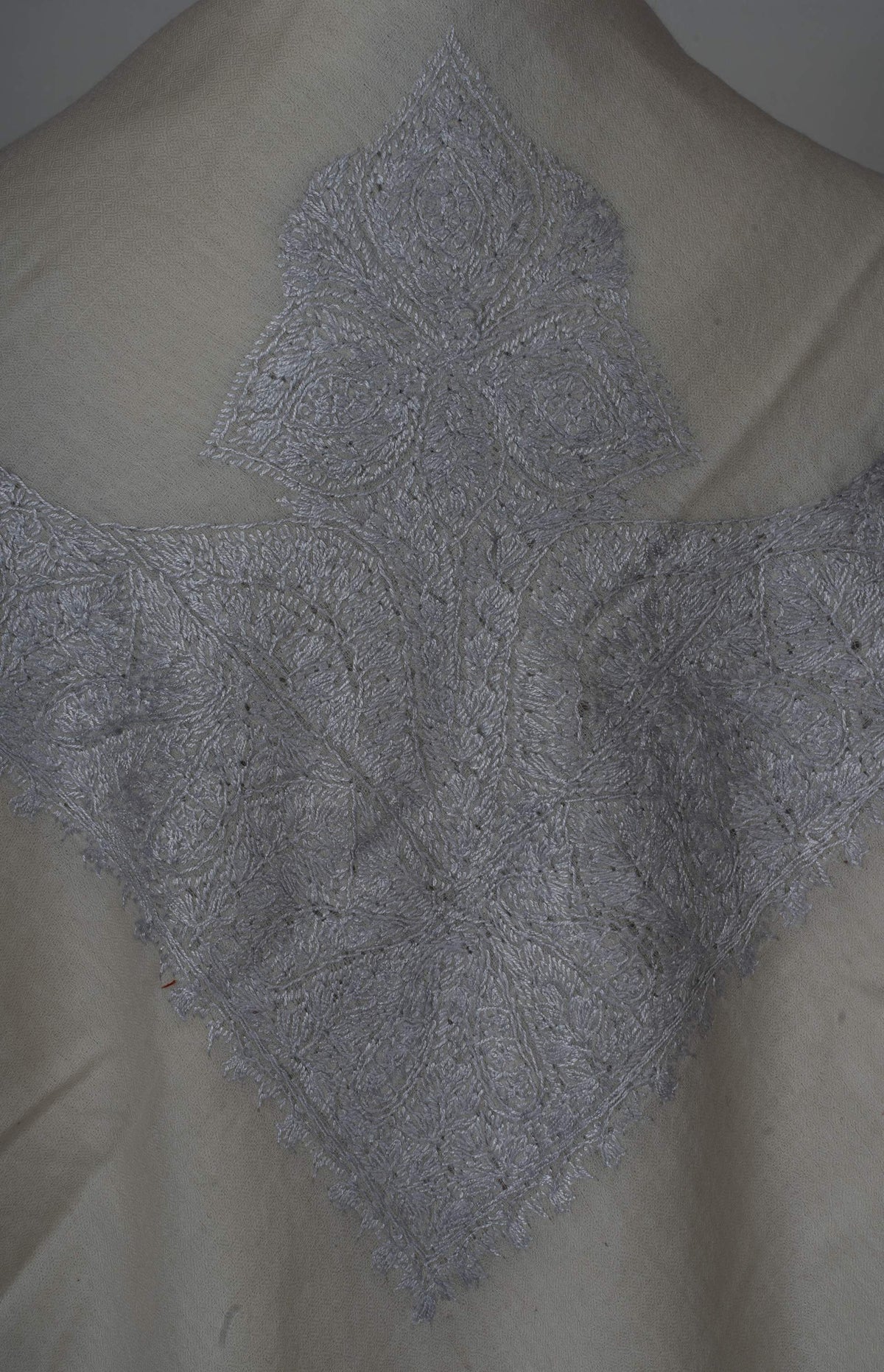 Moonstone Veil Rumal 58 inches — Sozni Hand Embroidered