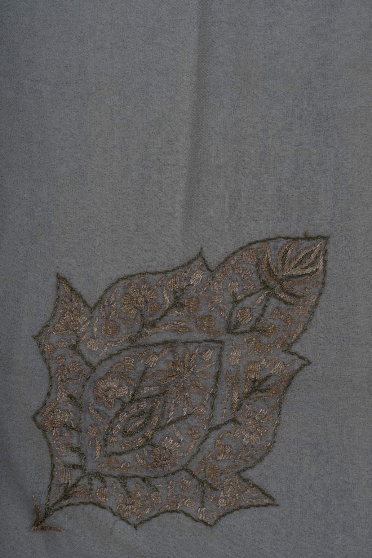 Champagne Lattice Rumal 58 inches — Sozni Hand Embroidered