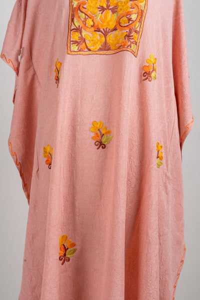 Blush Charm Aari Embroidered Kaftans with Yoke Design