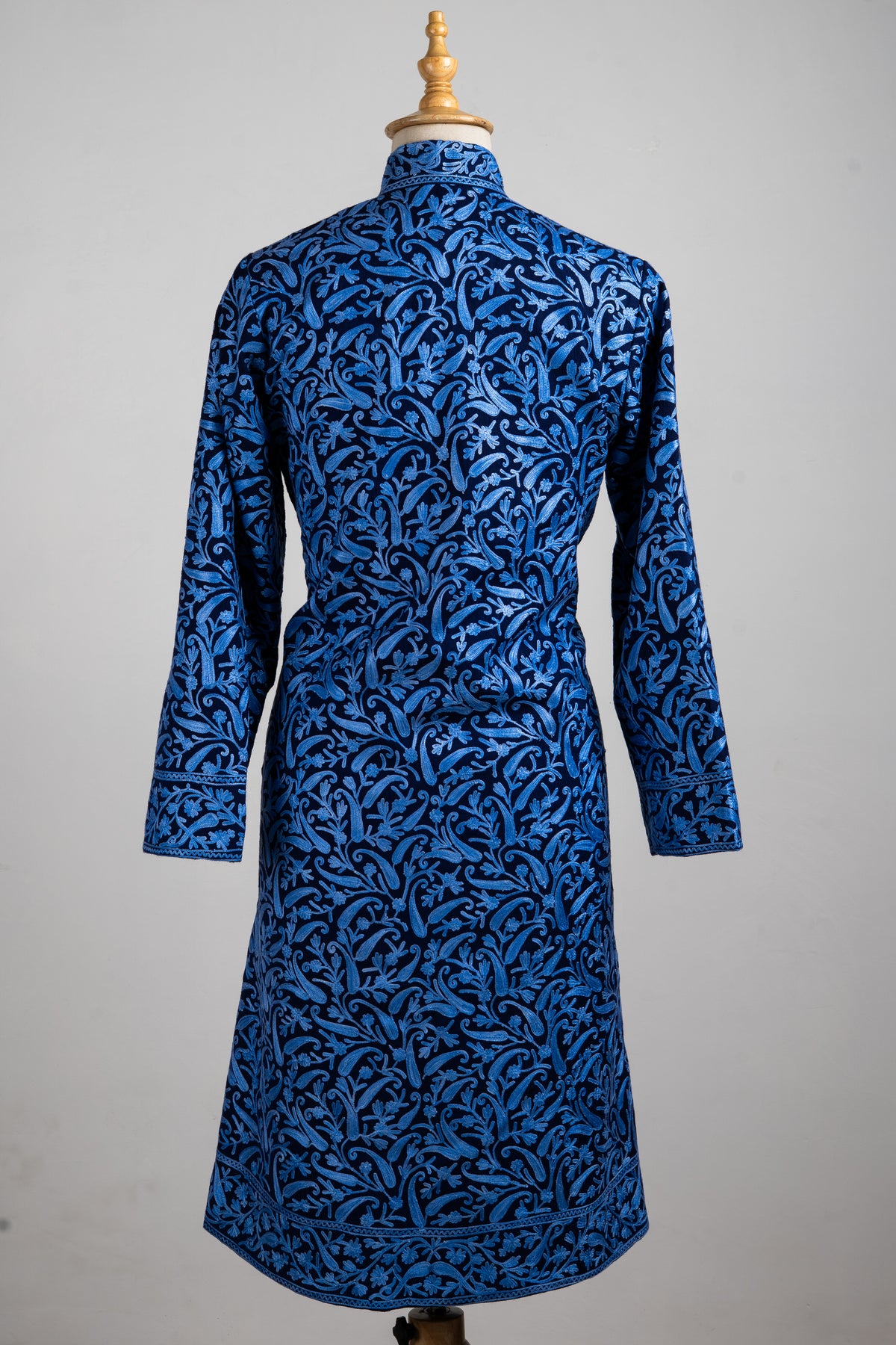 Midnight Ivy Aari Embroidered Long Jacket