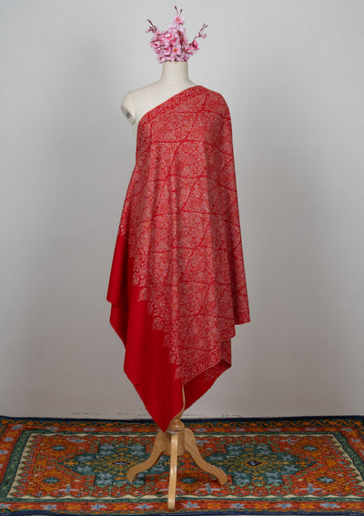 Laal-e-Jaavid — Pure Pashmina Sozni Shawl