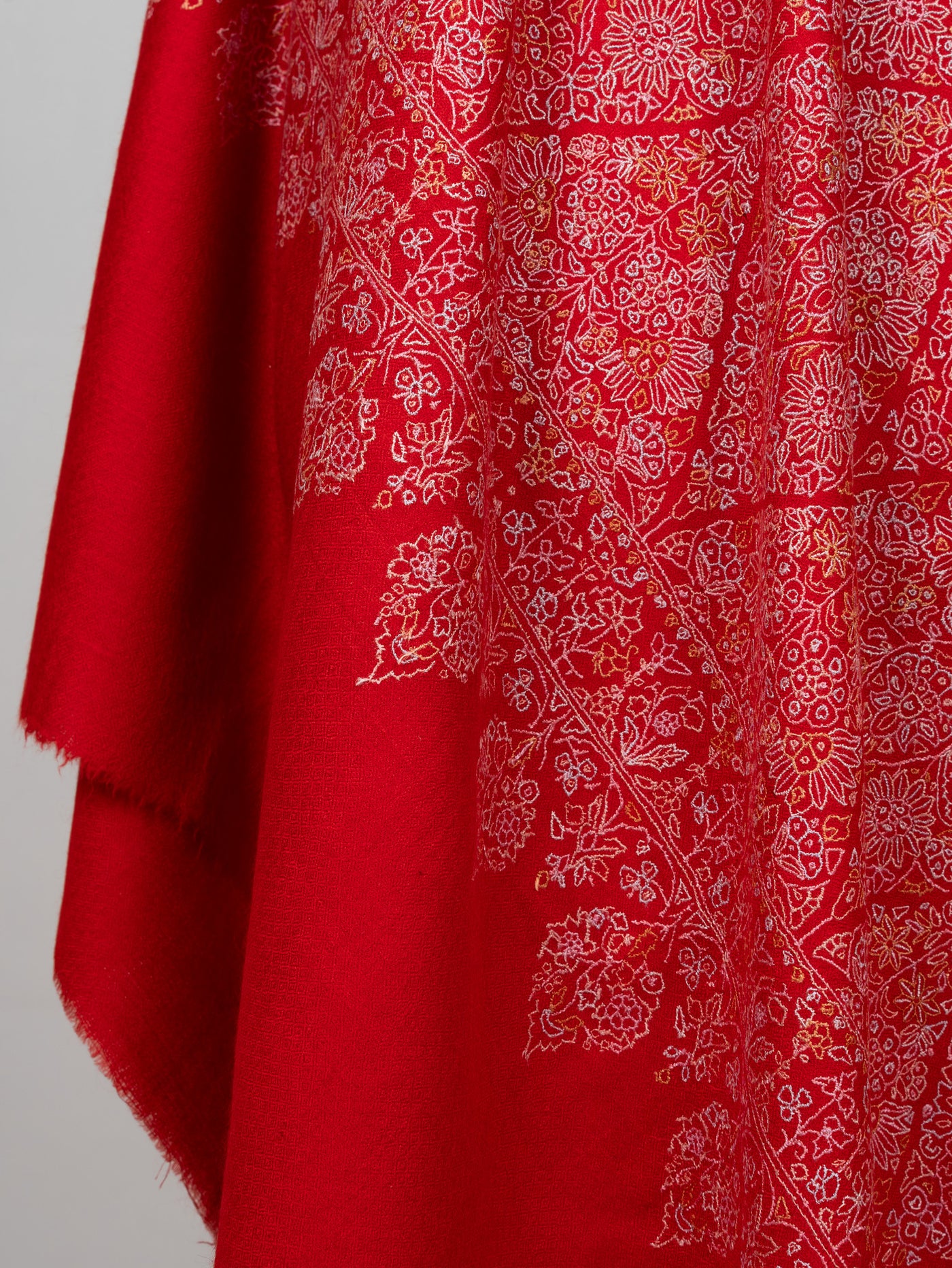 Laal-e-Jaavid — Pure Pashmina Sozni Shawl