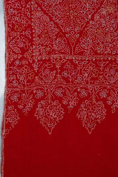 Laal-e-Jaavid — Pure Pashmina Sozni Shawl