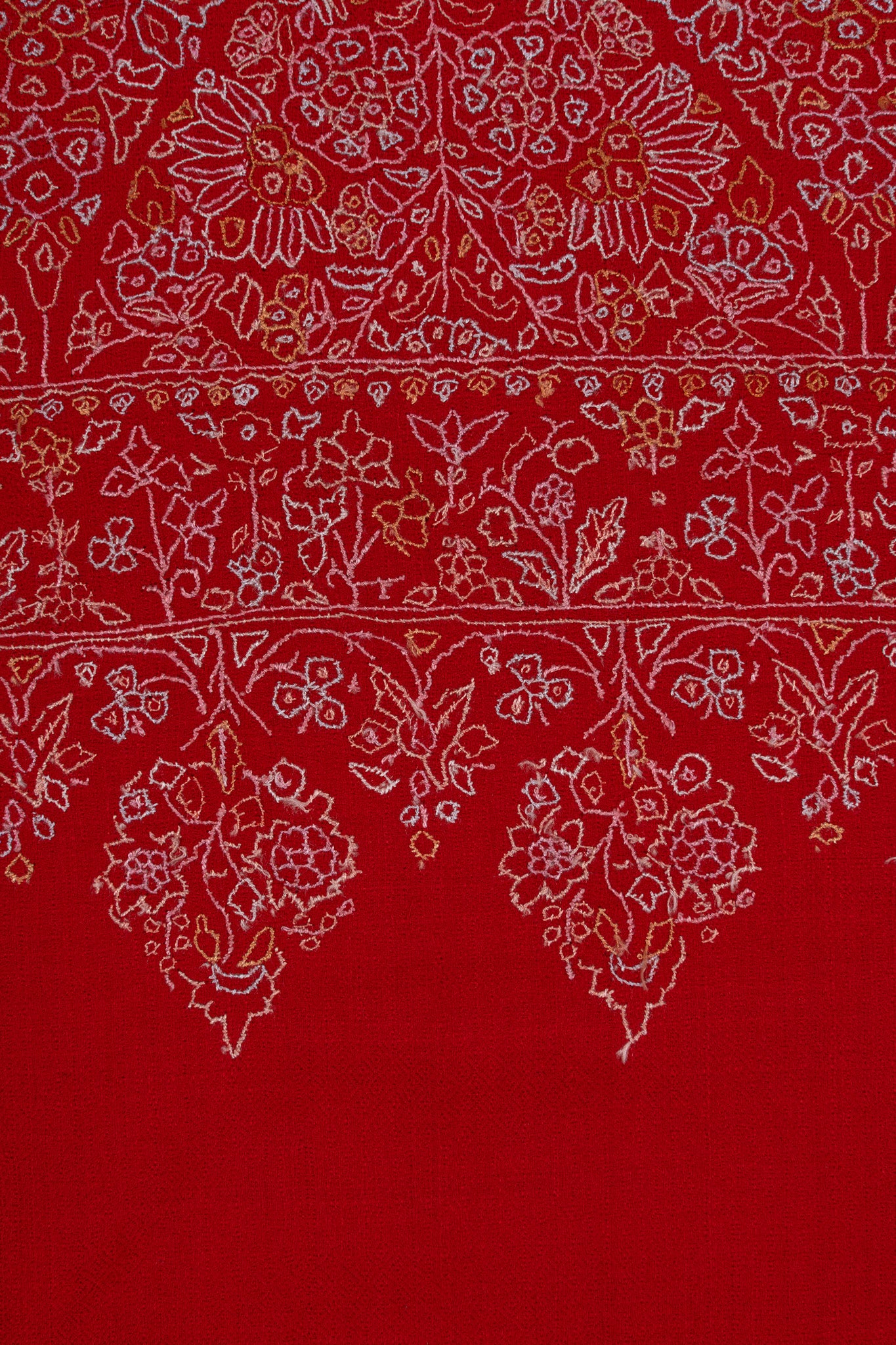 Laal-e-Jaavid — Pure Pashmina Sozni Shawl