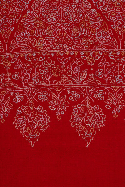 Laal-e-Jaavid — Pure Pashmina Sozni Shawl