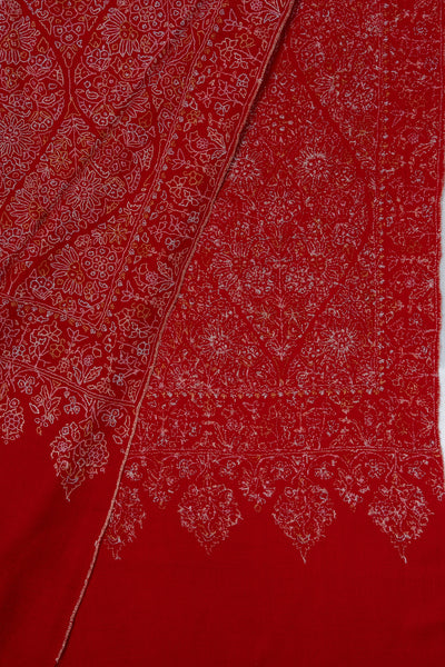 Laal-e-Jaavid — Pure Pashmina Sozni Shawl