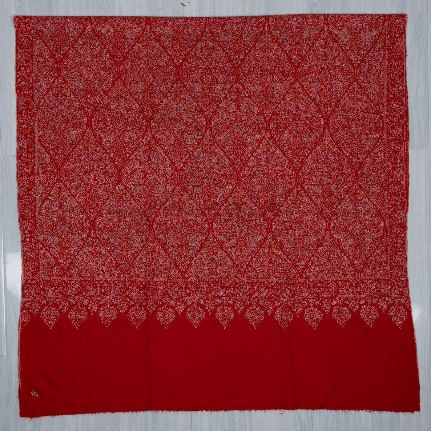 Laal-e-Jaavid — Pure Pashmina Sozni Shawl