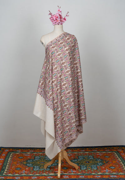 Gul-e-Firdaus — Pure Pashmina Sozni Shawl