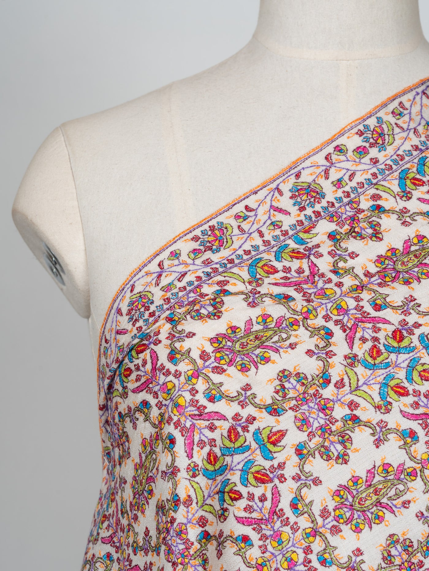 Gul-e-Firdaus — Pure Pashmina Sozni Shawl