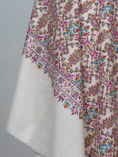 Gul-e-Firdaus — Pure Pashmina Sozni Shawl