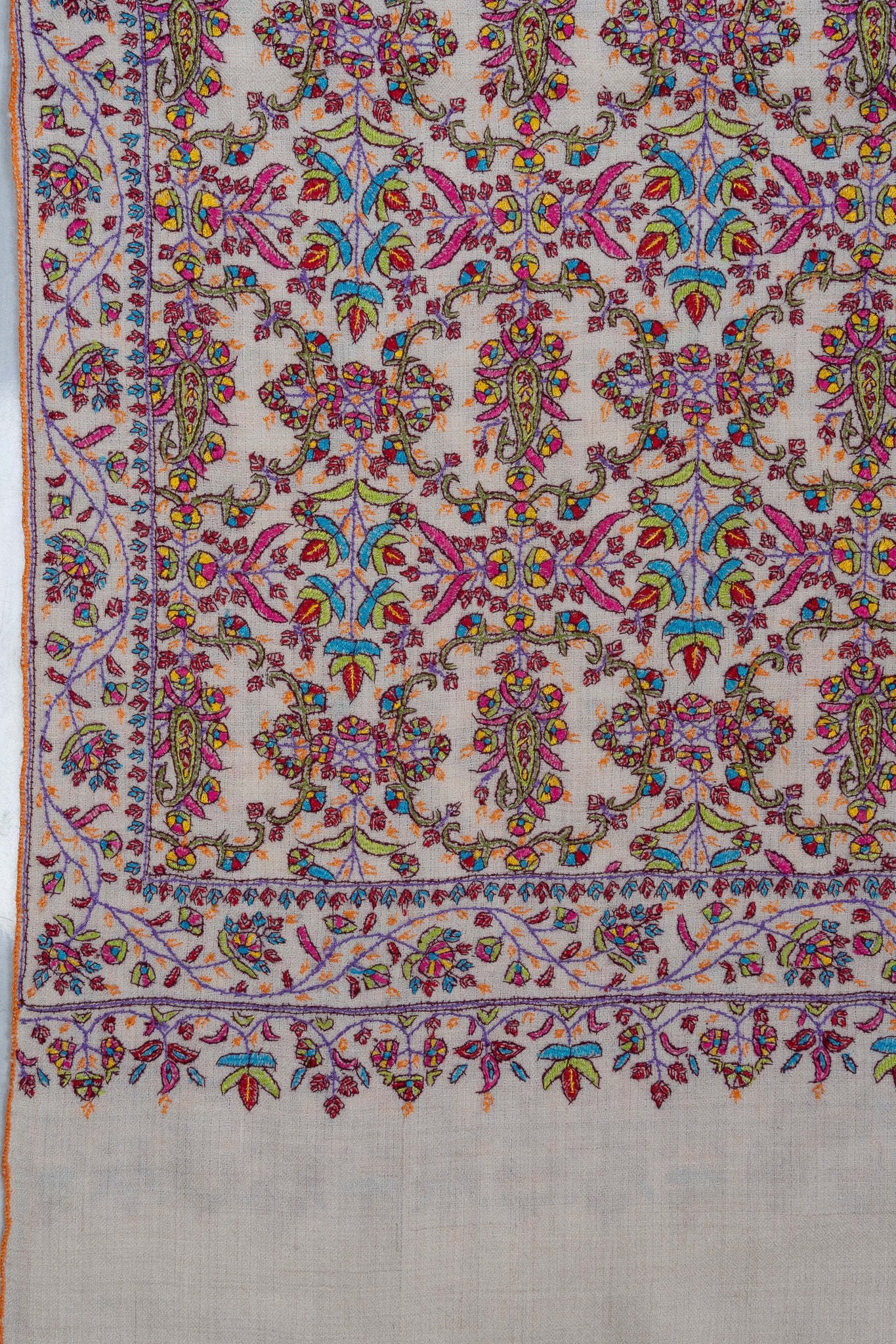 Gul-e-Firdaus — Pure Pashmina Sozni Shawl