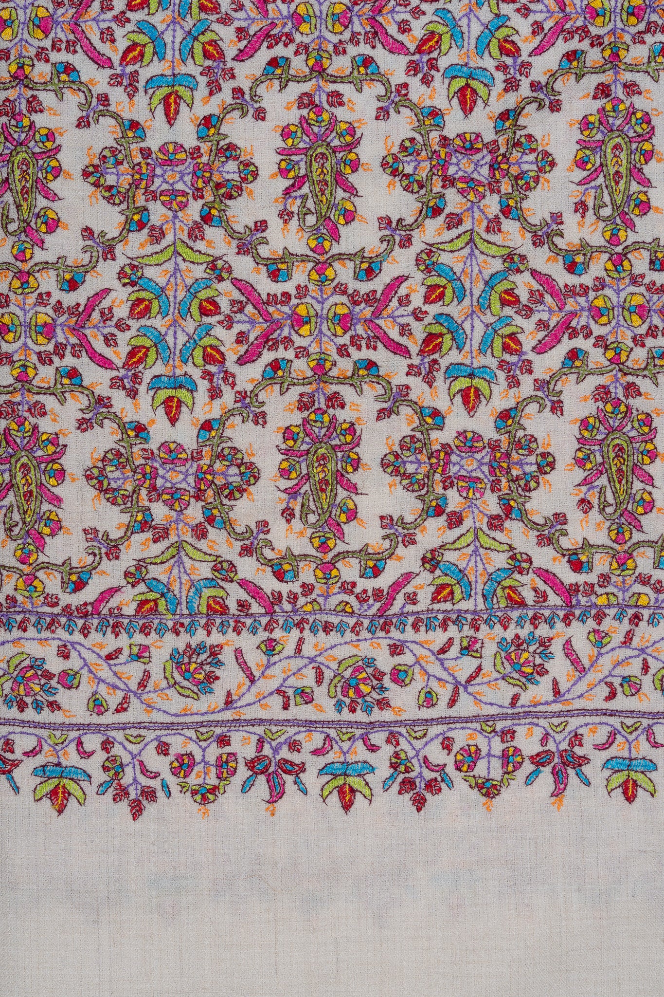 Gul-e-Firdaus — Pure Pashmina Sozni Shawl
