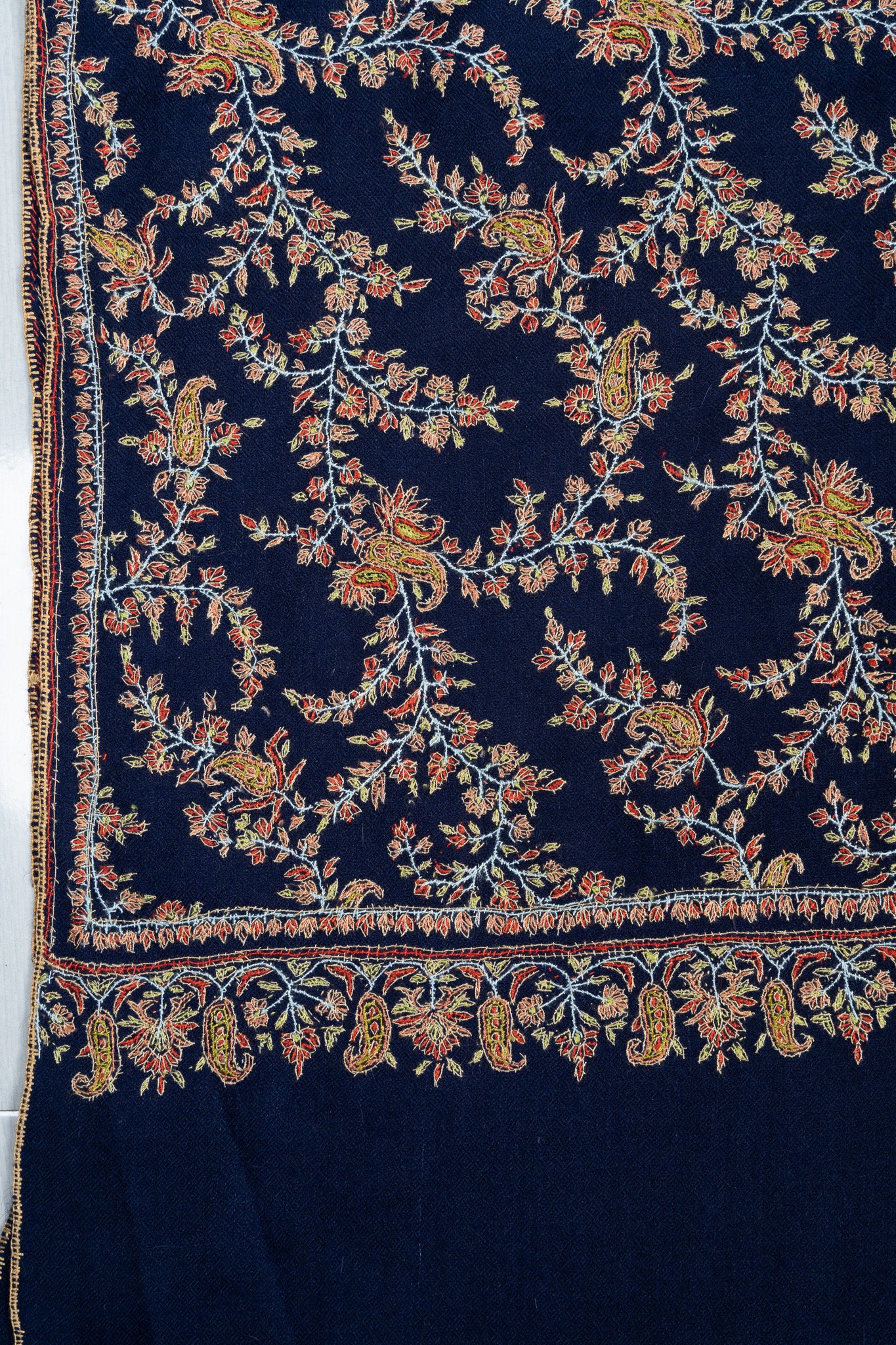 Neel-e-Nazakat — Pure Pashmina Sozni Shawl