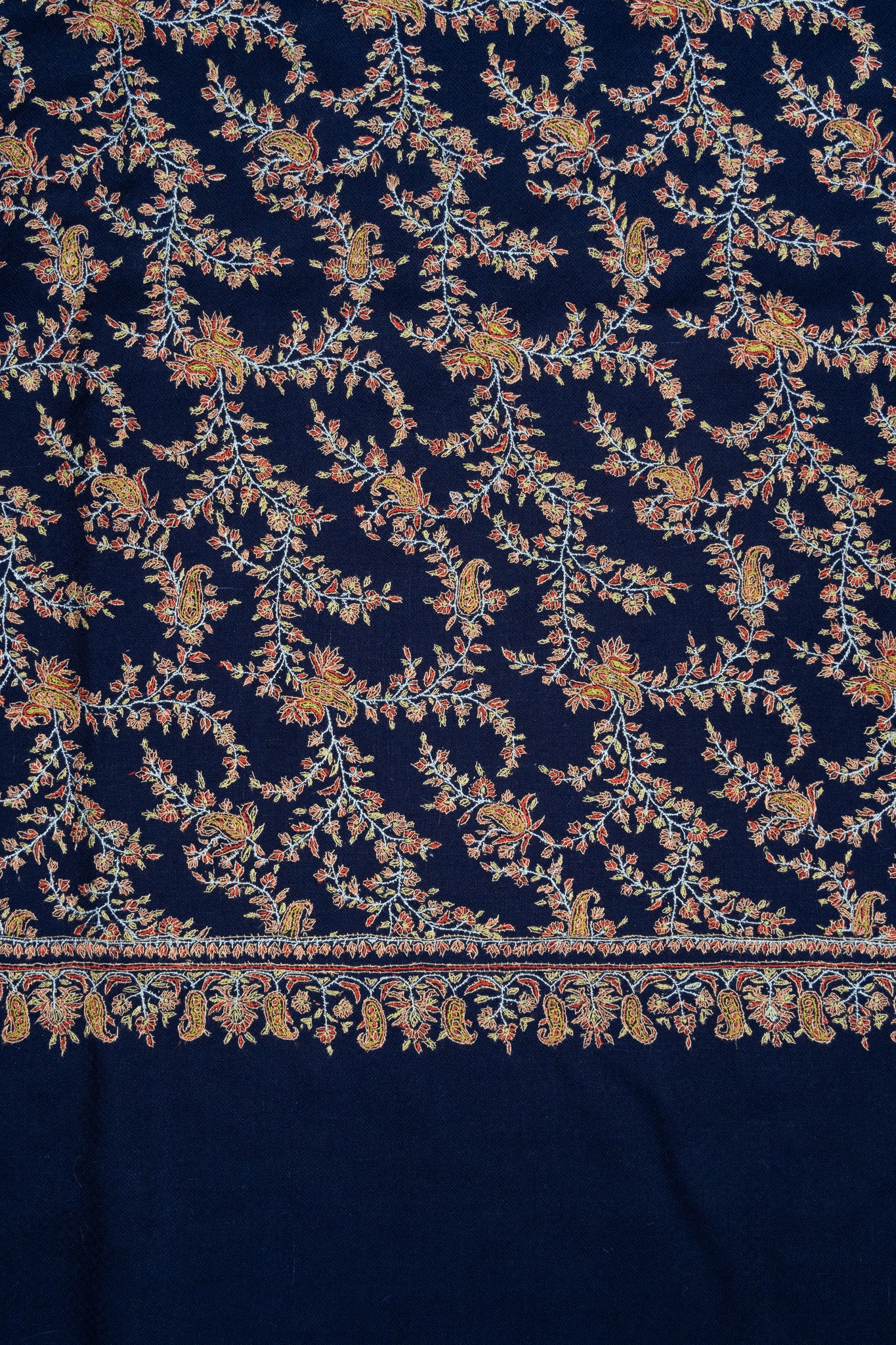 Neel-e-Nazakat — Pure Pashmina Sozni Shawl