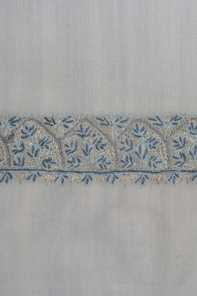 Arctic Sky Rumal — Sozni Hand Embroidered