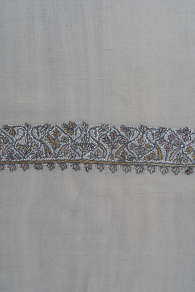 Pearl Ash Rumal — Sozni Hand Embroidered