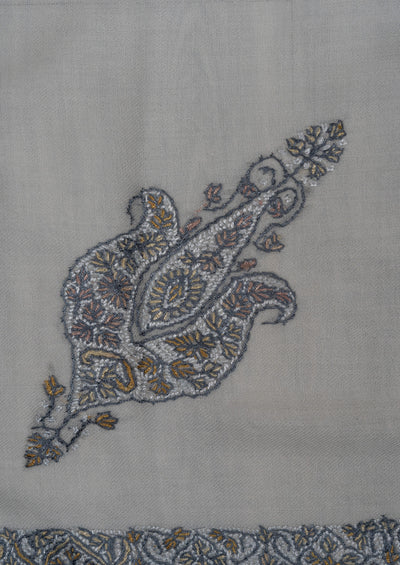 Pearl Ash Rumal — Sozni Hand Embroidered