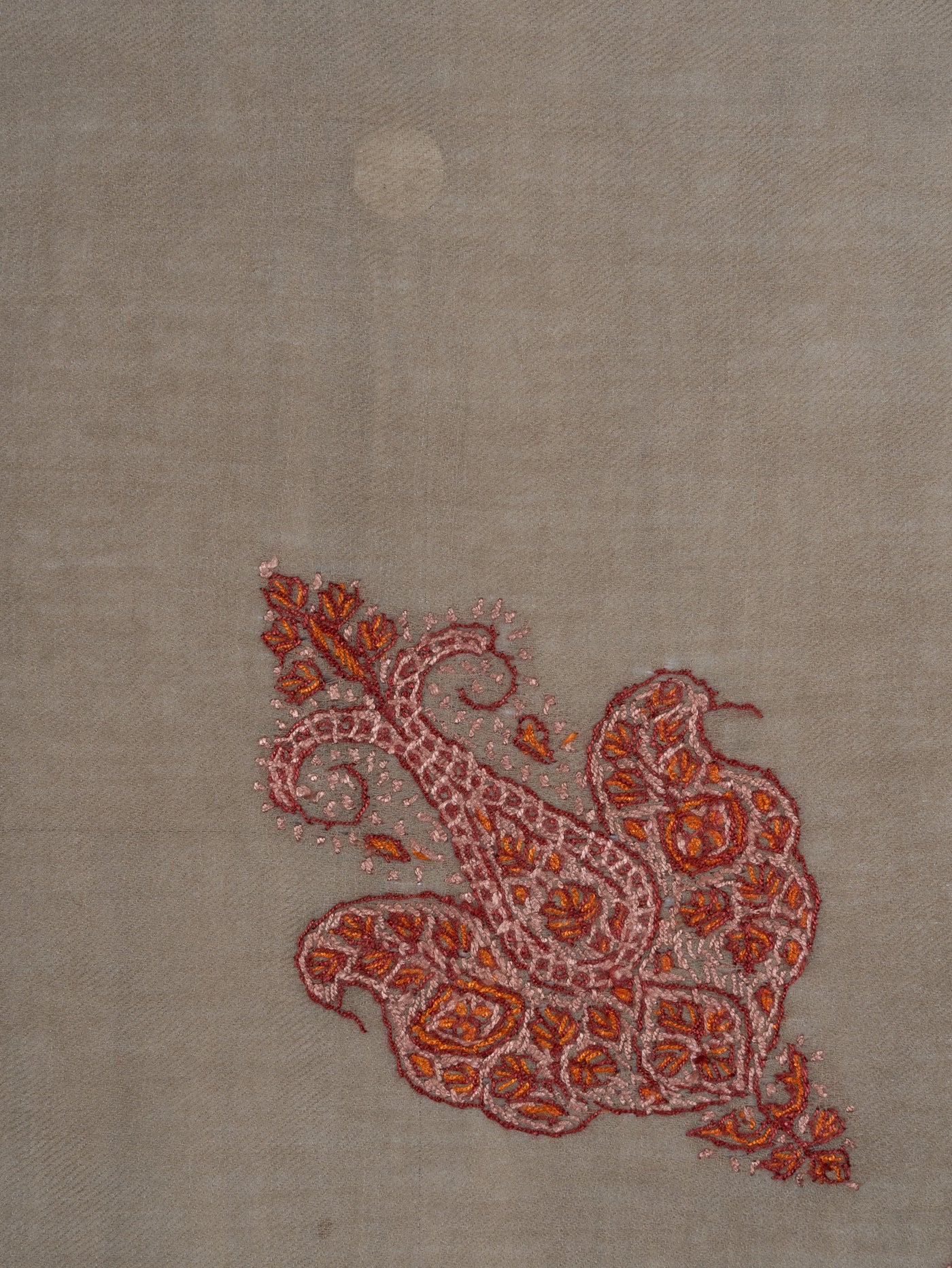 Sienna Sand Rumal — Sozni Hand Embroidered