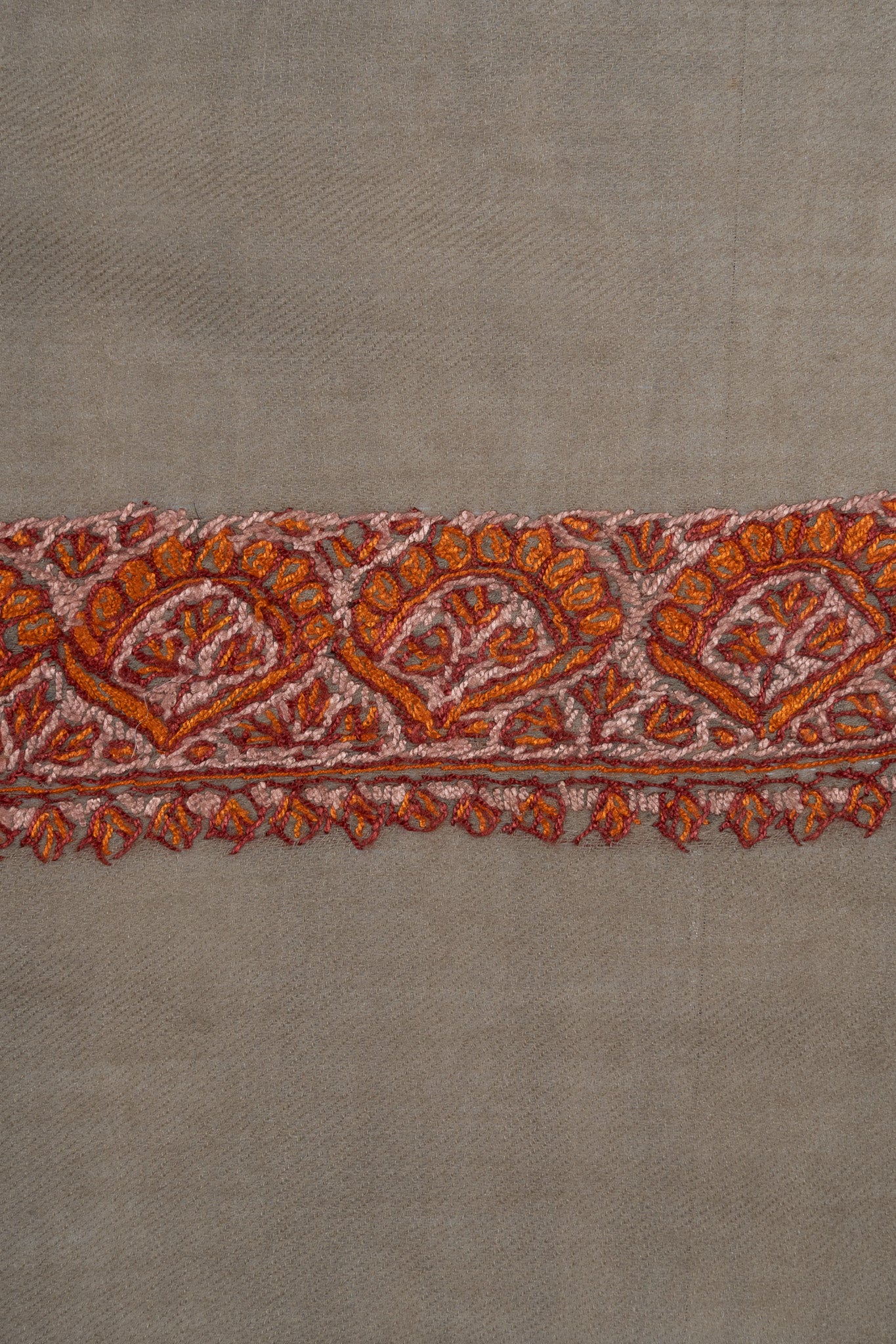 Sienna Sand Rumal — Sozni Hand Embroidered