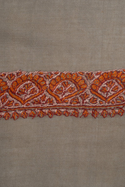 Sienna Sand Rumal — Sozni Hand Embroidered