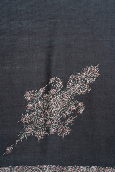 Midnight Blush Rumal — Sozni Hand Embroidered