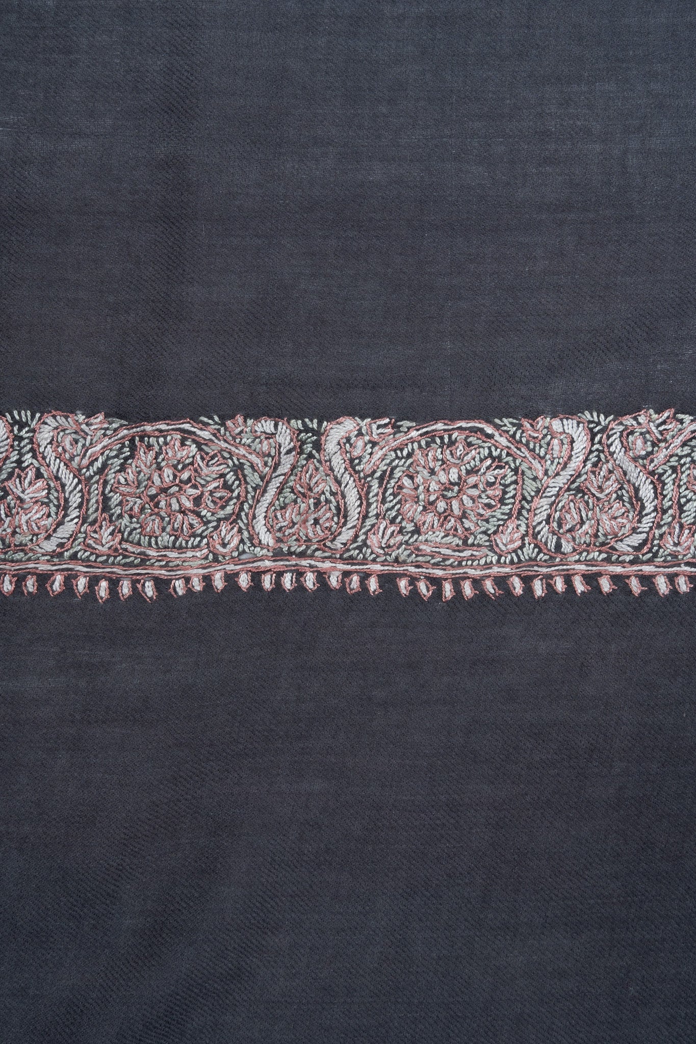 Midnight Blush Rumal — Sozni Hand Embroidered