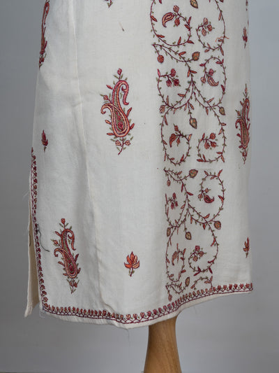 Pearl Vine Sozni Hand Embroidered Pheran