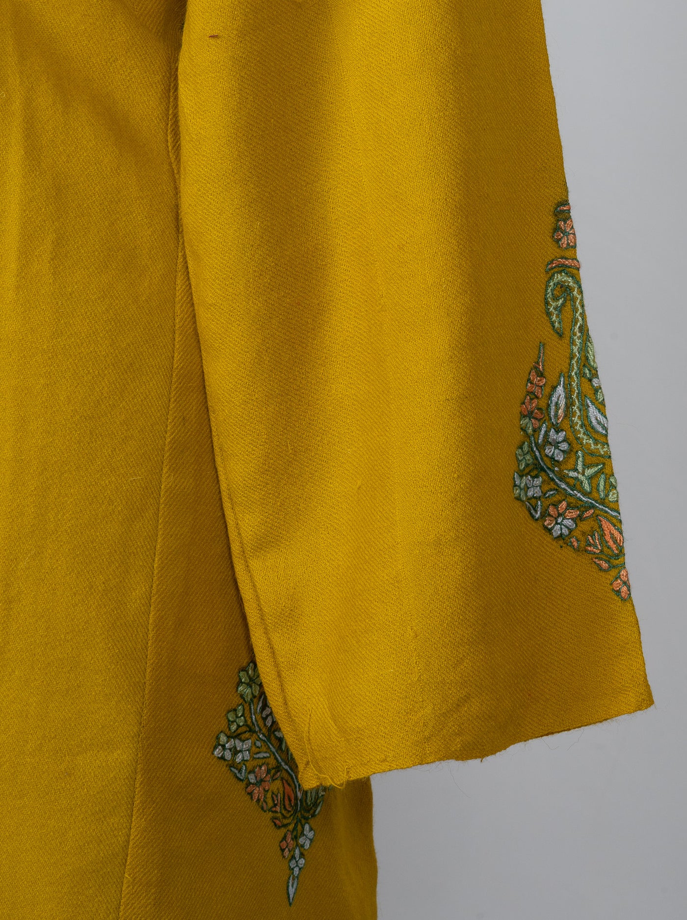 Golden Meadow Sozni Hand Embroidered Pheran