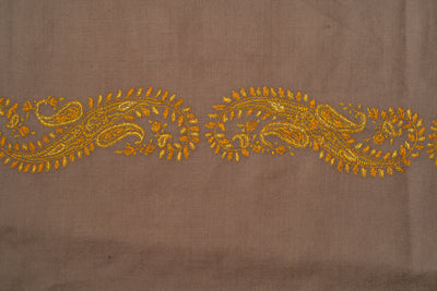 Zard Bahaar: Hand-Embroidered Sozni Shawl in Merino Wool