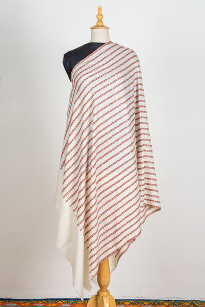 Gul-e-Afshan – Hand-Embroidered Pure Pashmina Shawl
