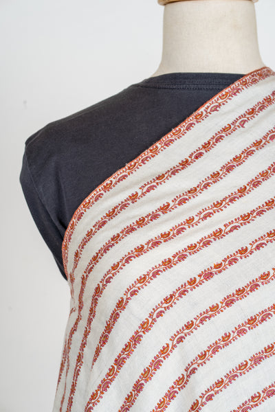 Gul-e-Afshan – Hand-Embroidered Pure Pashmina Shawl