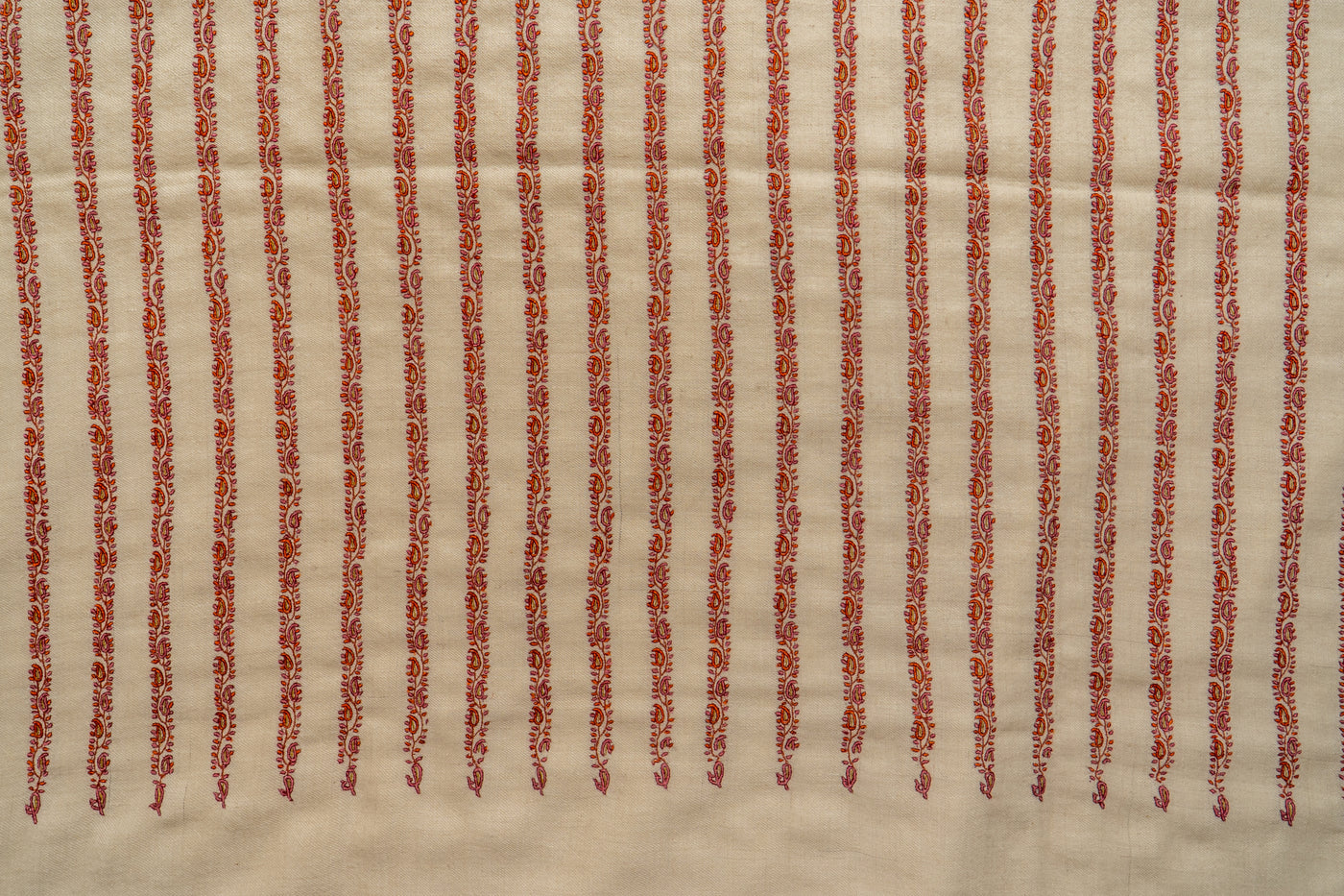 Gul-e-Afshan – Hand-Embroidered Pure Pashmina Shawl