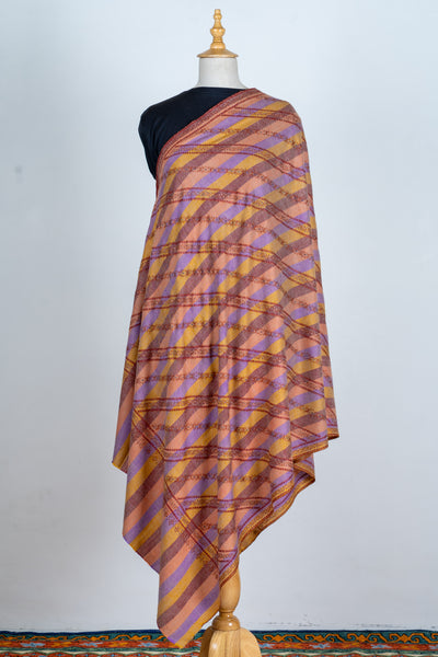 Gulnaar Baadal – Handcrafted Multistrip Pashmina Shawl