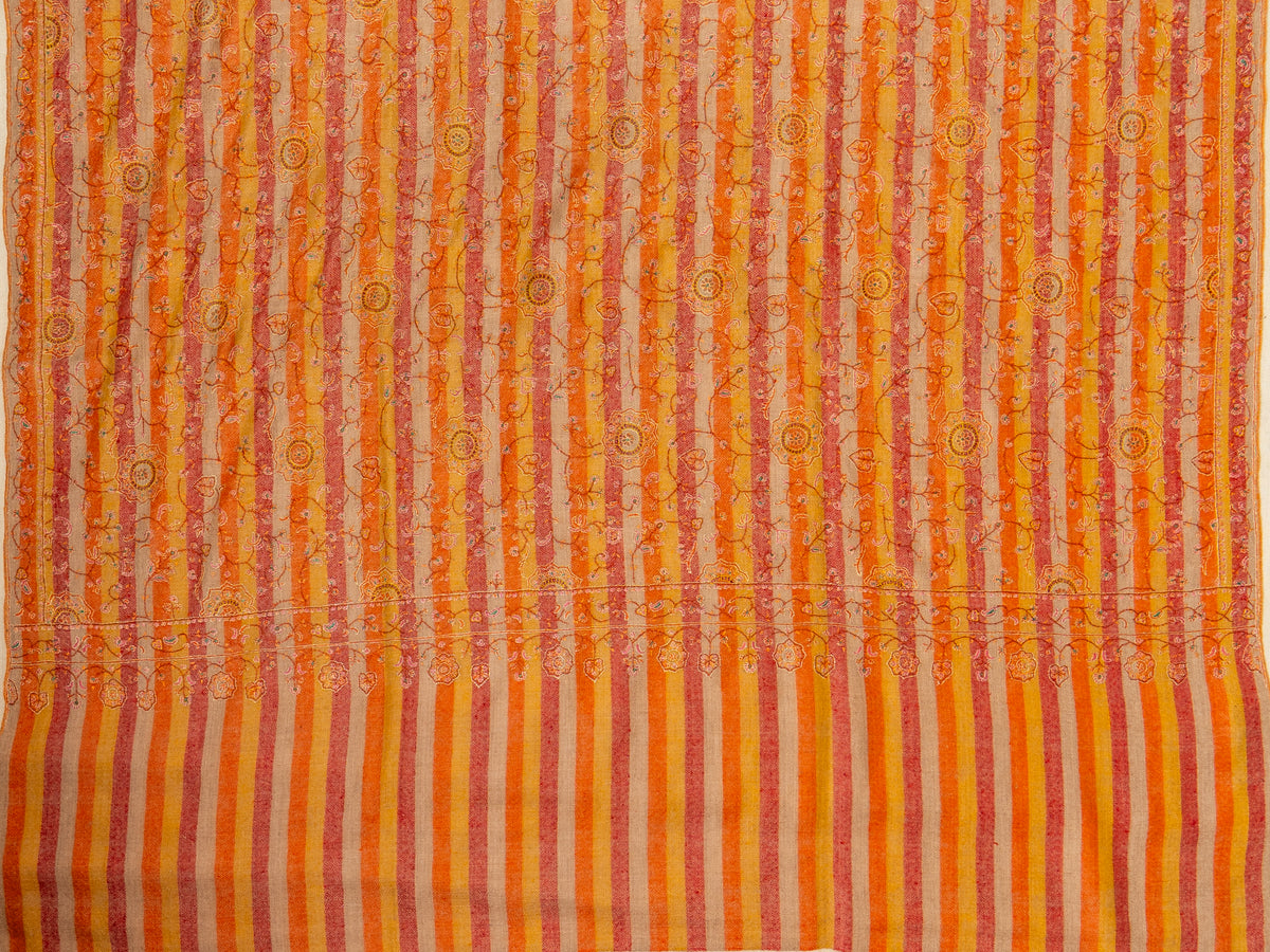 Sunset Reverie - Hand crafted pure pashmina shawl