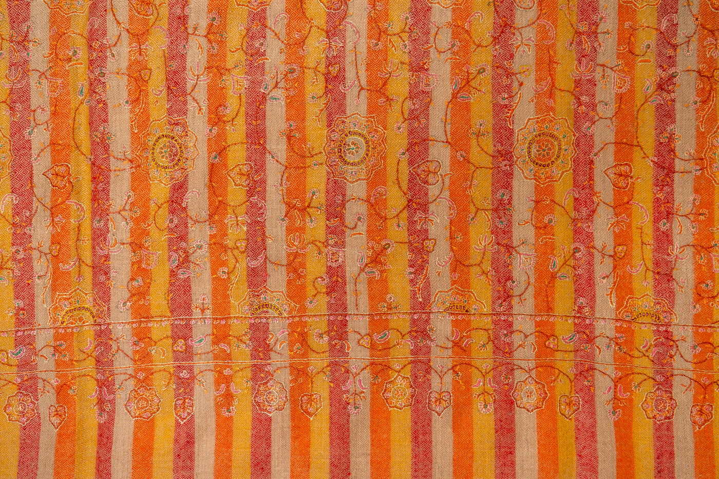 Sunset Reverie - Hand crafted pure pashmina shawl