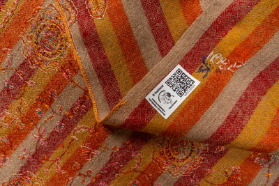 Sunset Reverie - Hand crafted pure pashmina shawl
