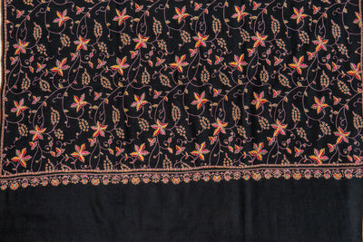 Noor-e-Zun – Hand Embroidered Sozni Pashmina Shawl