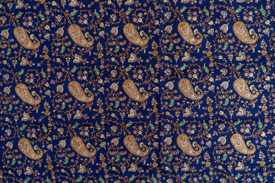 Shahkaar-e-Resham – Pure Silk Thread Sozni Embroidered on Pashmina Shawl