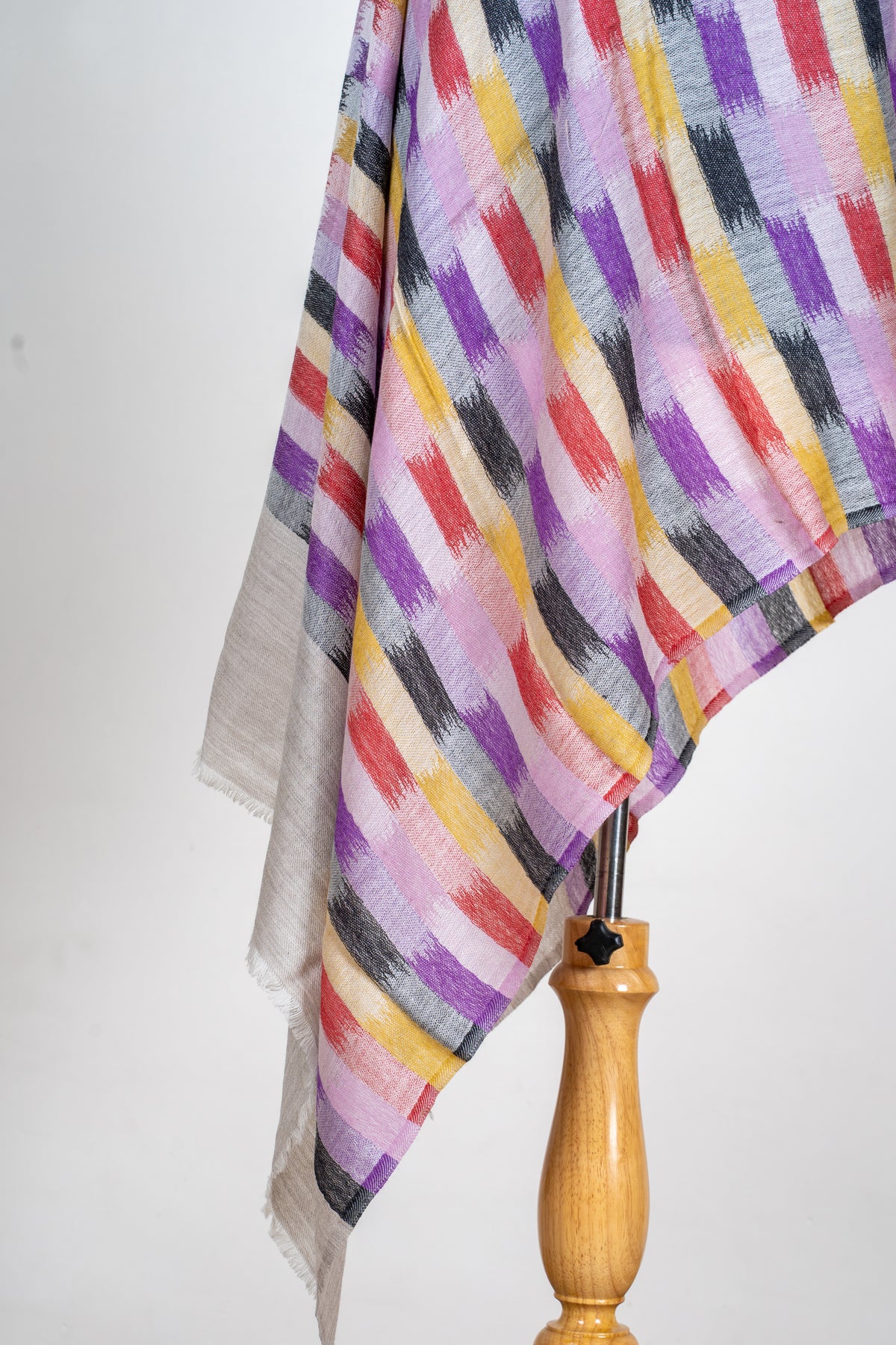 Rang Saavan: 120 Count Merino Wool Printed Stole