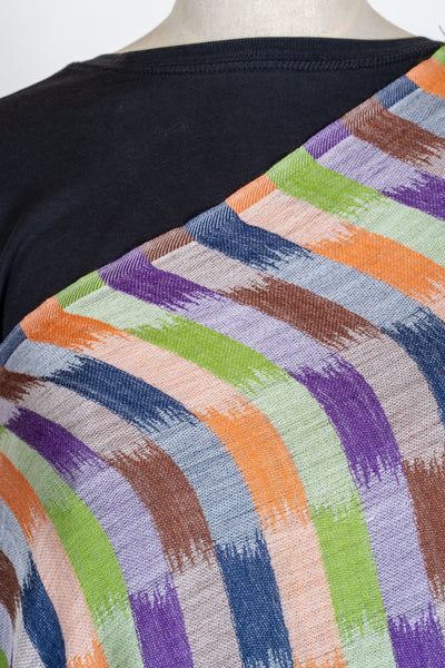 Harlequin Hues: 120 Count Merino Wool Scarf