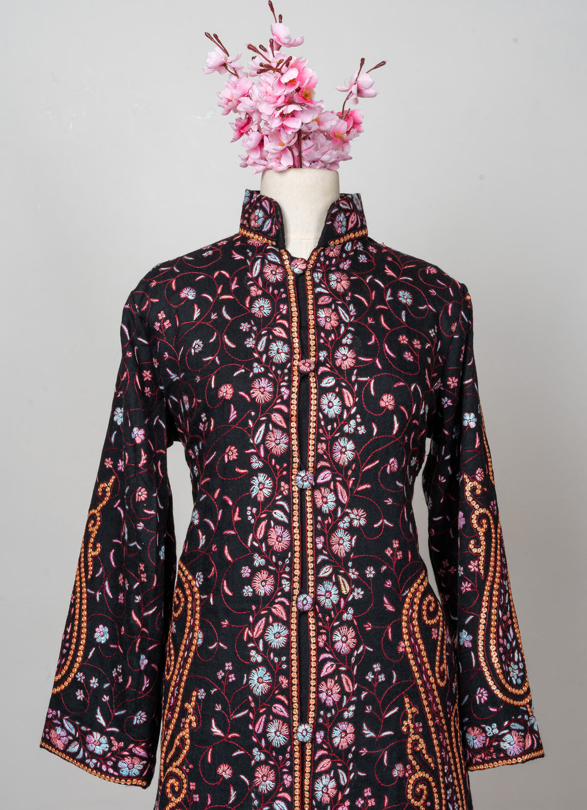 Twilight Garden: Sozni Hand Embroidered jacket