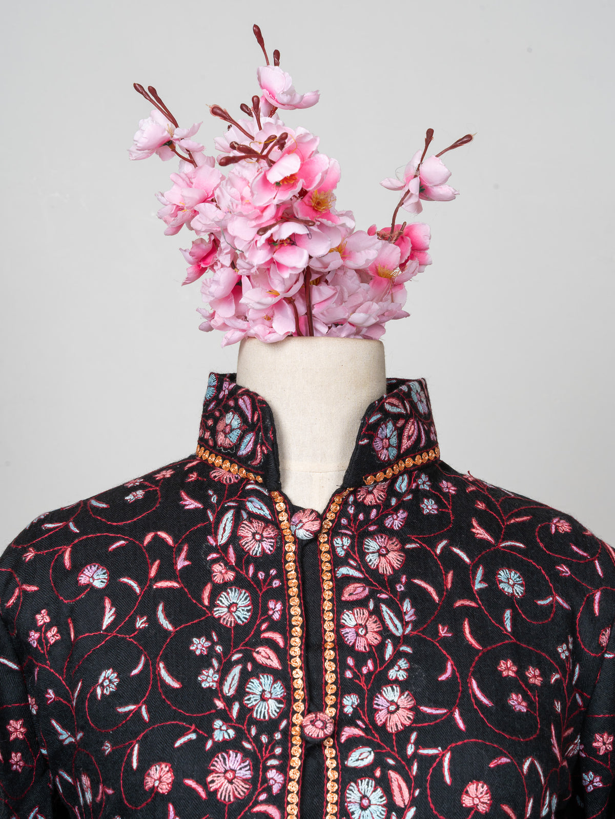 Twilight Garden: Sozni Hand Embroidered jacket
