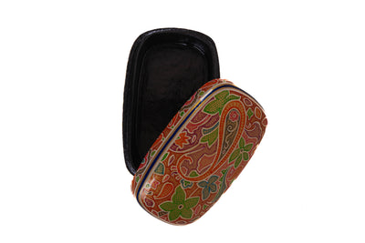 Paisley Bloom Hand-Painted Paper Mache Box