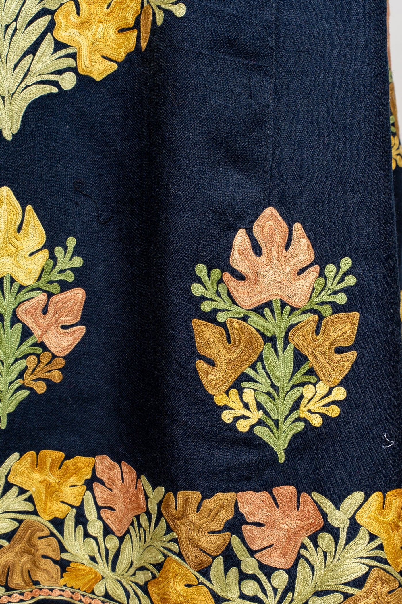 Navy Regal Aari Embroidered Abaya