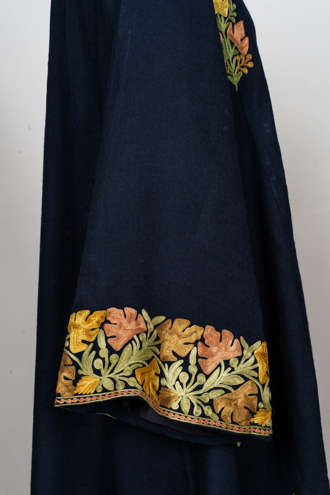 Navy Regal Aari Embroidered Abaya