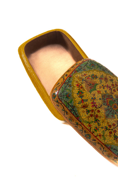 Meadow Harmony Rectangular Hand-Painted Paper Mache Box