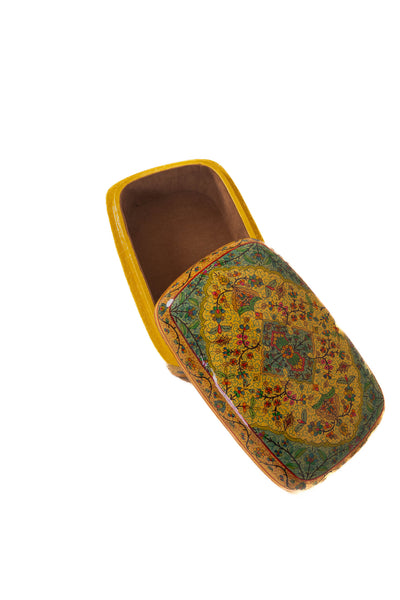 Meadow Harmony Rectangular Hand-Painted Paper Mache Box